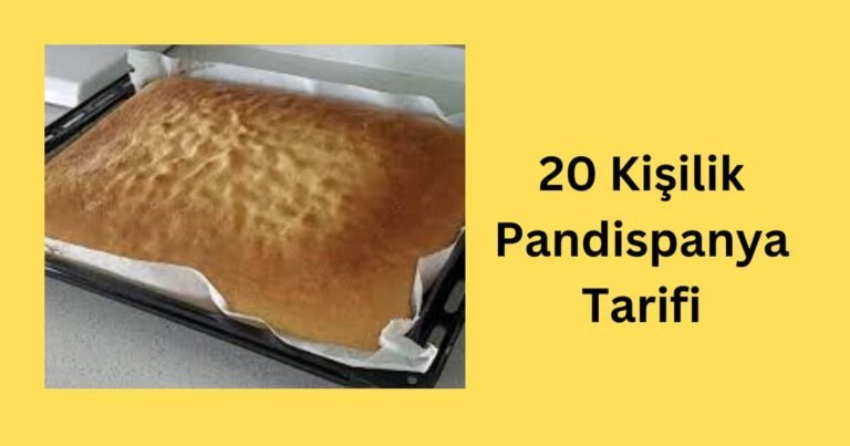 20 Kişilik Pandispanya Tarifi