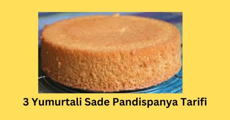 3 Yumurtali Sade Pandispanya Tarifi