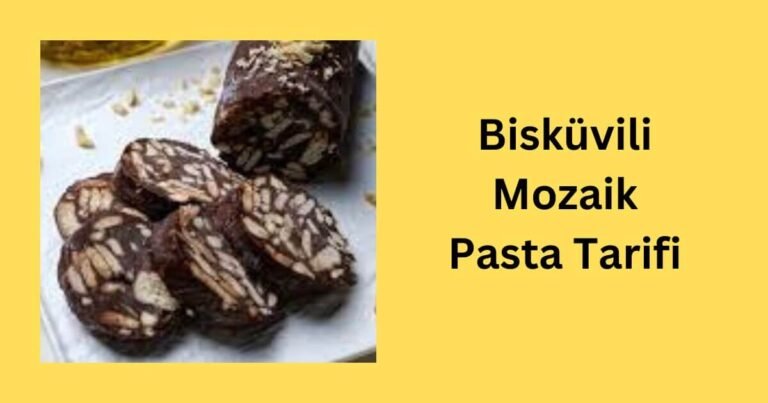 Bisküvili Mozaik Pasta Tarifi