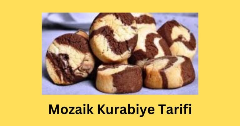 Mozaik Kurabiye Tarifi