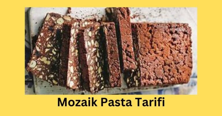 Mozaik Pasta Tarifi