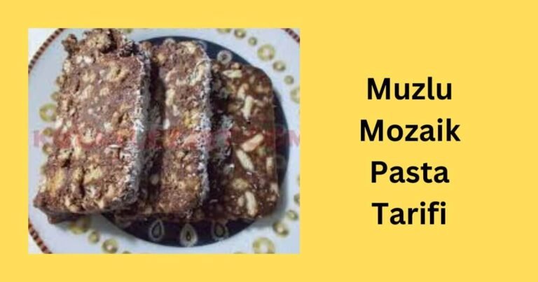 Muzlu Mozaik Pasta Tarifi