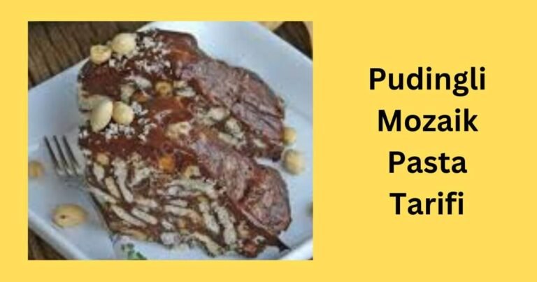 Pudingli Mozaik Pasta Tarifi