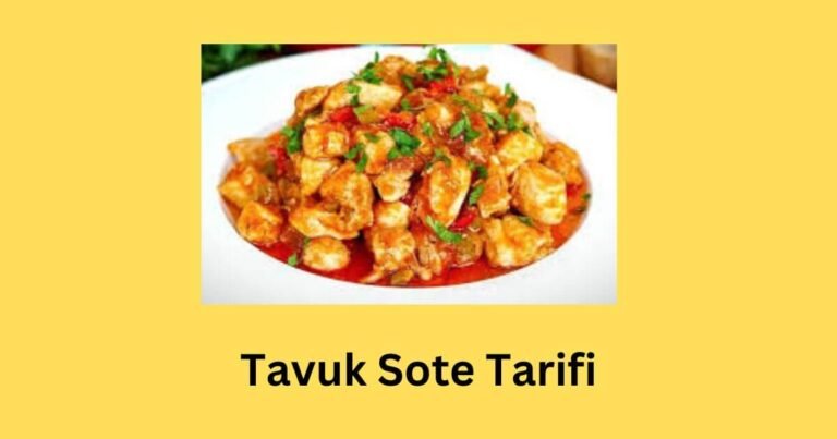 Tavuk Sote Tarifi