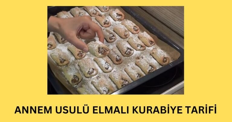 ANNEM USULÜ ELMALI KURABİYE TARİFİ