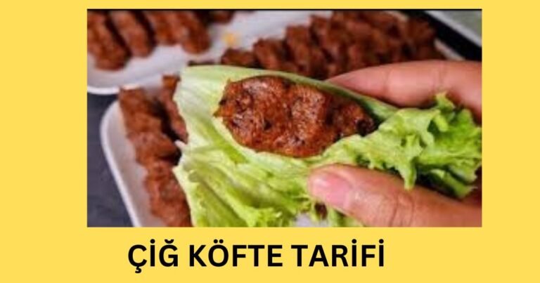 ÇİĞ KÖFTE TARİFİ