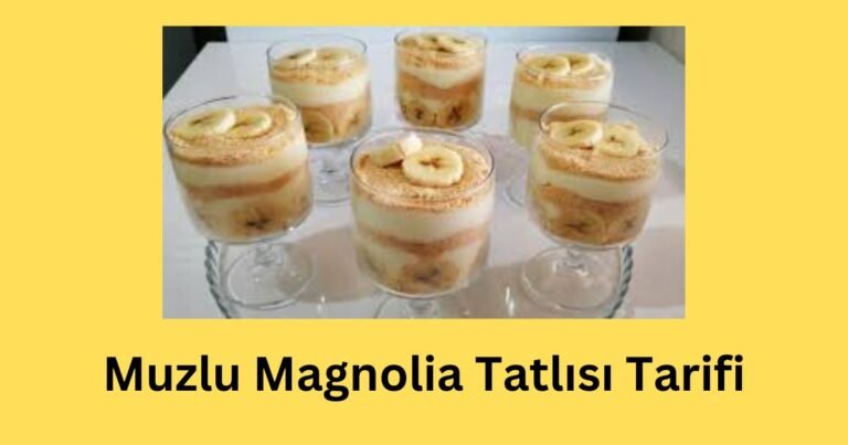 10 Kişilik Magnolia Tatlısı Tarifi