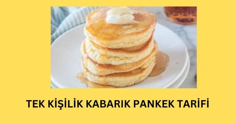 4 KİŞİLİK KABARIK PANKEK TARİFİ