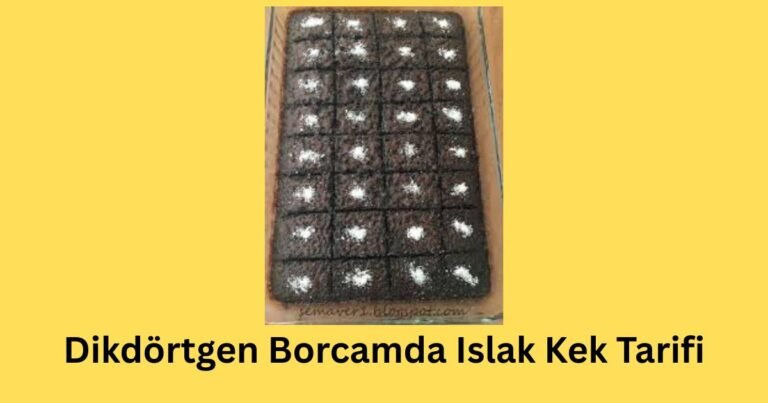 20 Kişilik Islak Kek Tarifi