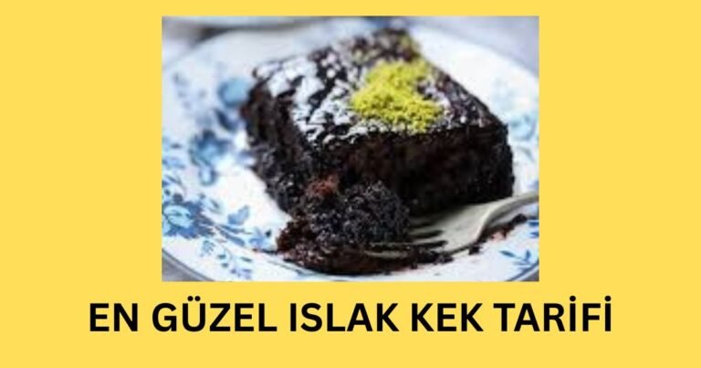 EN GÜZEL ISLAK KEK TARİFİ
