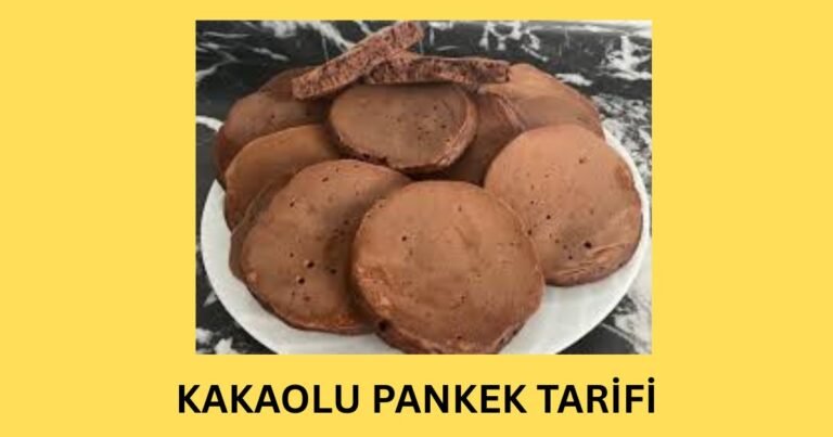 2 Kişilik Kakaolu Pankek Tarifi