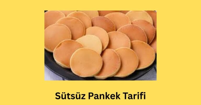 Sütsüz Pankek Tarifi