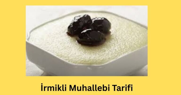 İrmikli Muhallebi Tarifi