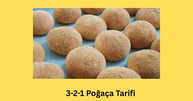 3-2-1 Poğaça Tarifi