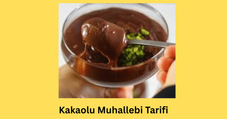 Kakaolu Muhallebi Tarifi