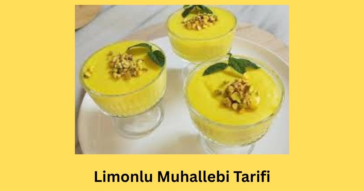Limonlu Muhallebi Tarifi