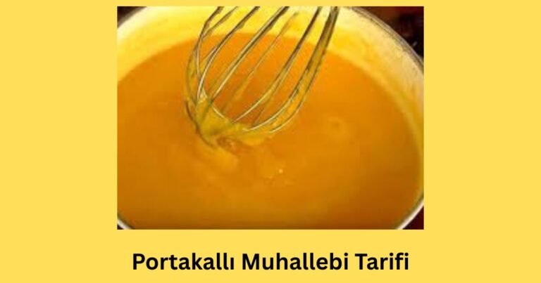 Portakallı Muhallebi Tarifi