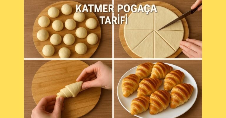 El Açması Katmer Poğaça Tarifi