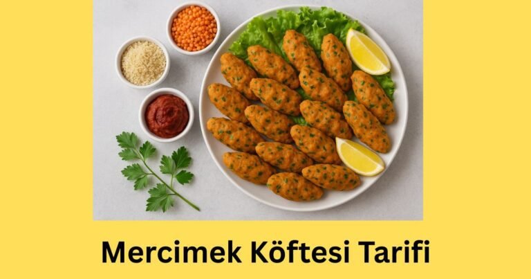 Mercimek Köftesi Tarifi