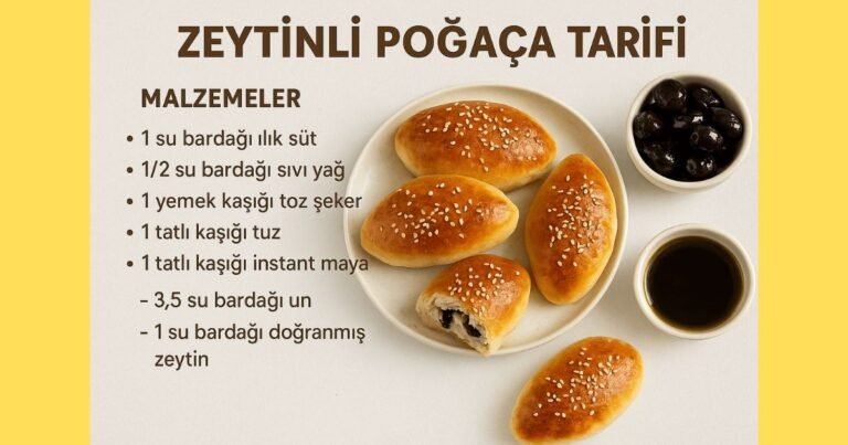 Zeytinli Poğaça Tarifi