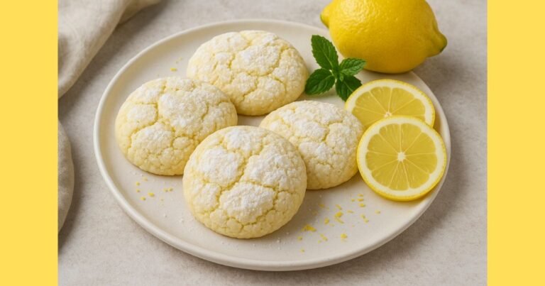 Limonlu Kurabiye Tarifi