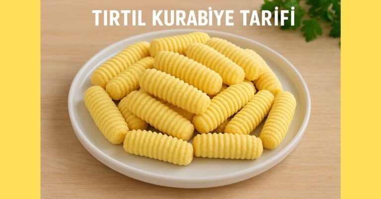 Tırtıl Kurabiye Tarifi