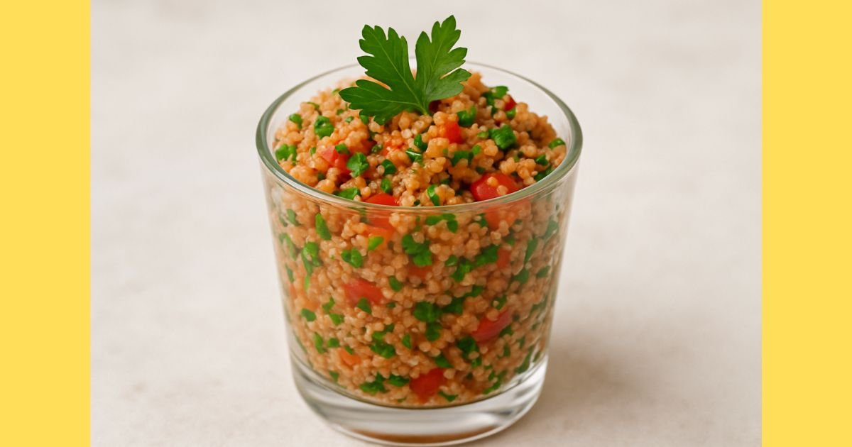 1 Su Bardağından Kısır Tarifi