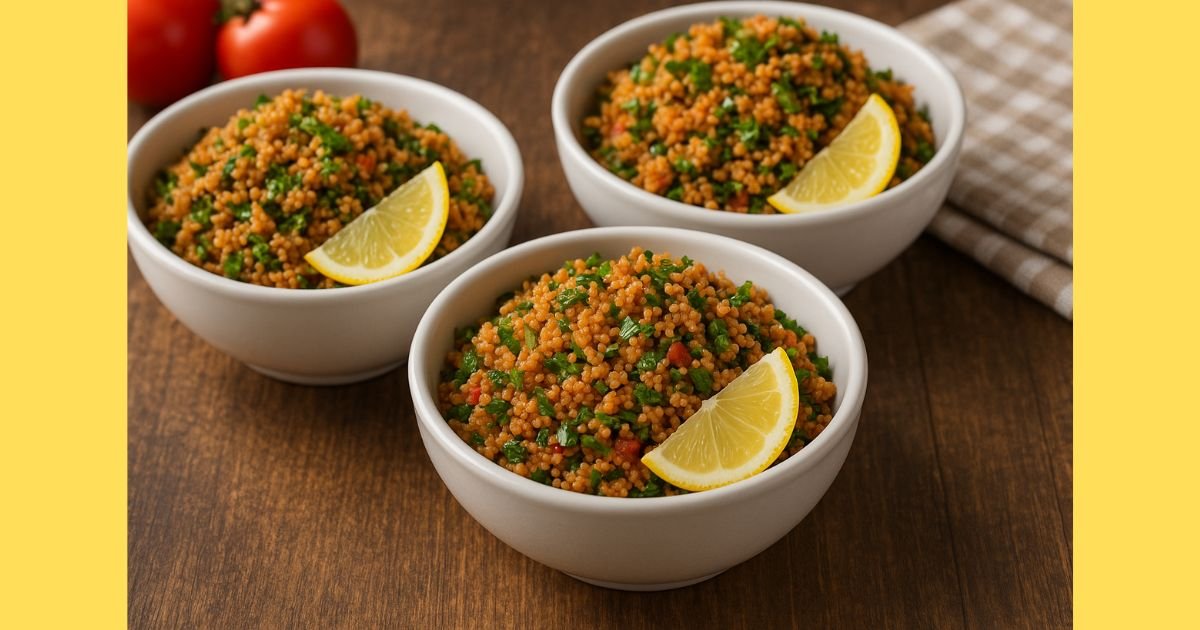 3 Kişilik Kısır Tarifi