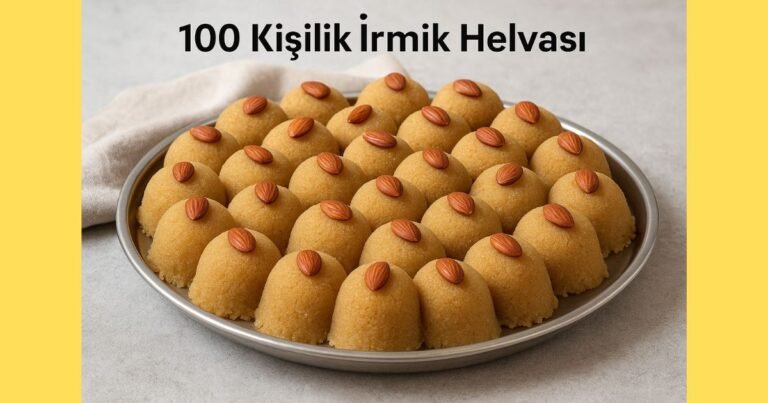 100 Kişilik İrmik Helvası Tarifi