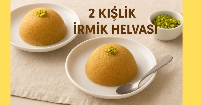 2 Kişilik İrmik Helvası Tarifi