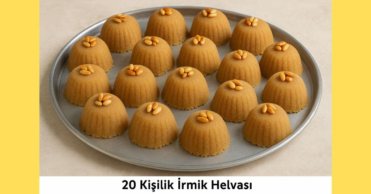 20 Kişilik İrmik Helvası Tarifi