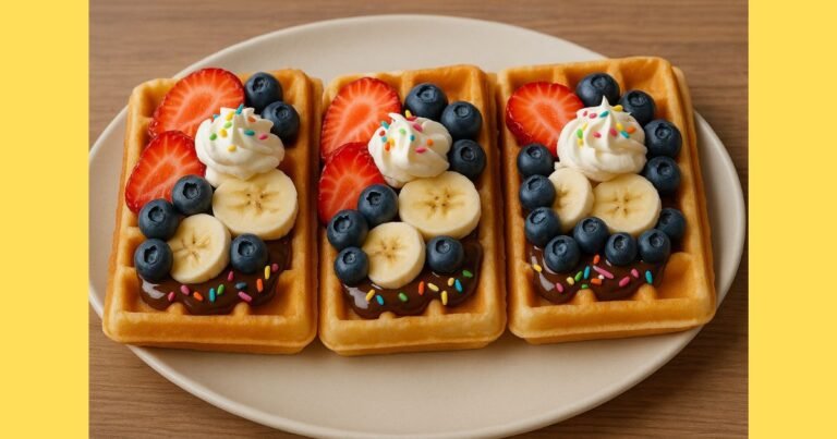 3 Kişilik Waffle Tarifi