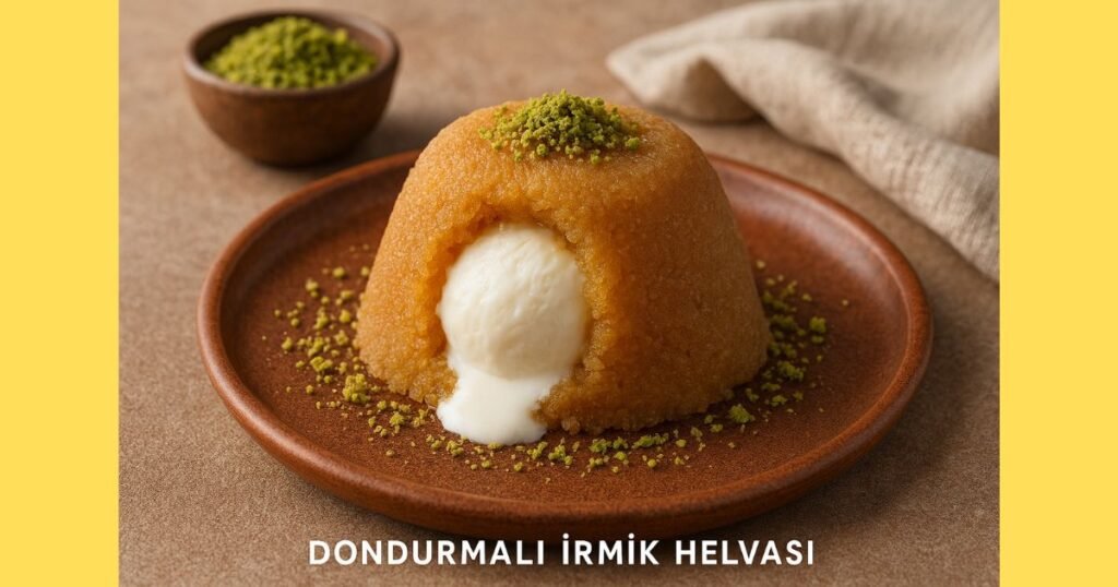 Dondurmalı İrmik Helvası Tarifi