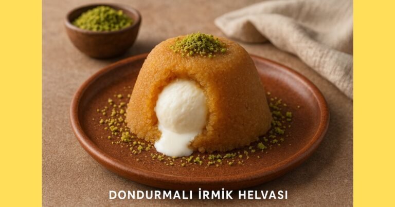 Dondurmalı İrmik Helvası Tarifi
