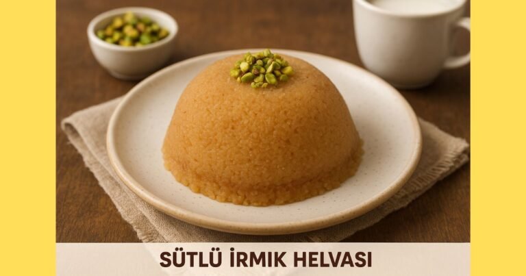 Sütlü İrmik Helvası Tarifi