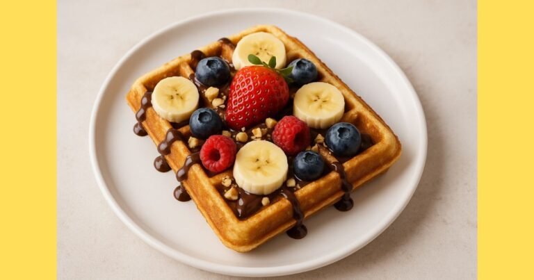 Tek Kişilik Waffle Tarifi