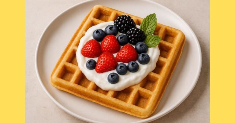 Yoğurtlu Waffle Tarifi