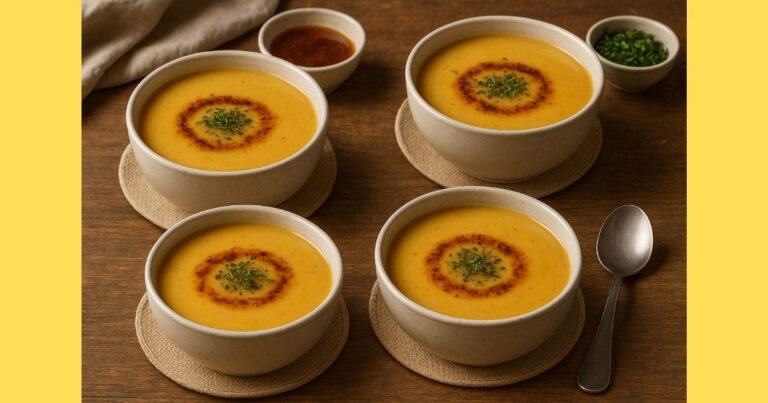 4 Kişilik Mercimek Çorbası