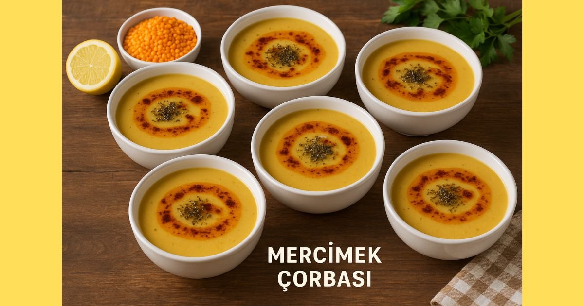 6 Kişilik Mercimek Çorbası Tarifi