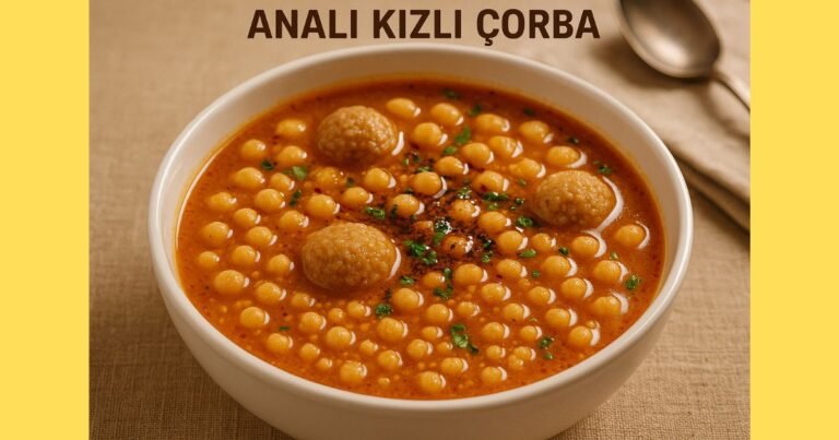 Analı Kızlı Çorba Tarifi
