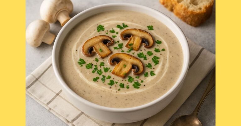Kremalı Mantar Çorbası Tarifi