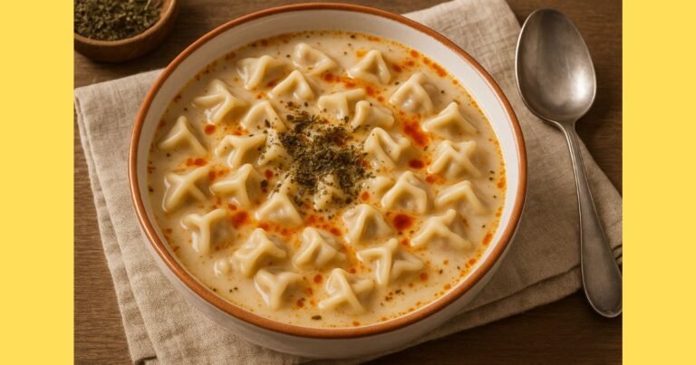 Mantı Çorbası Tarifi
