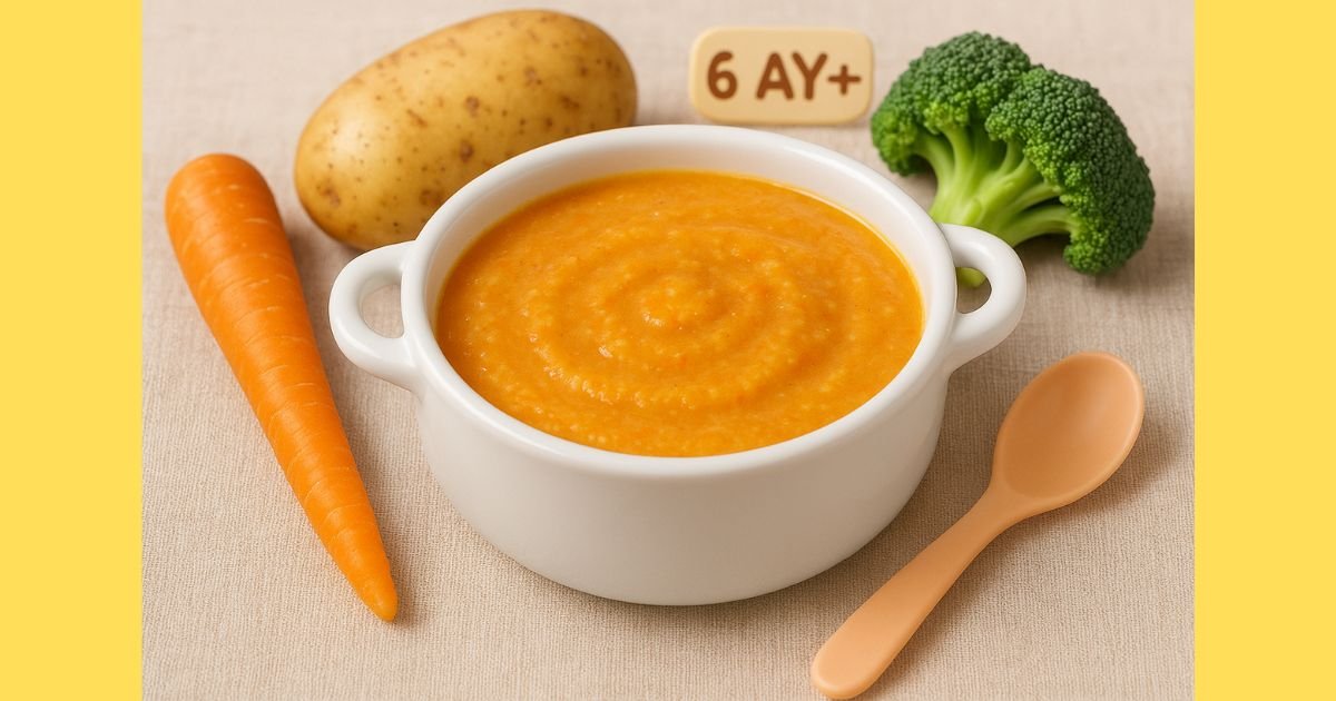 Sebze Çorbası Tarifi (6 Aylık Bebek İçin)