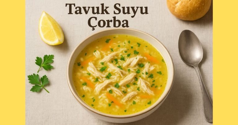 Tavuk Suyu Çorba Tarifi