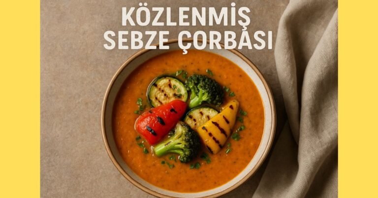Közlenmiş Sebze Çorbası Tarifi