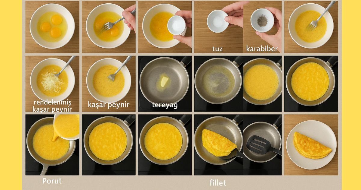 Omlet Tarifi 18 Montaj