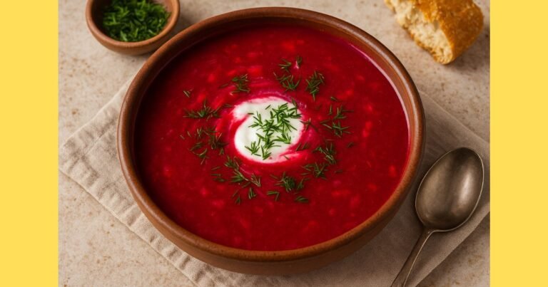 Pancar Çorbası Tarifi