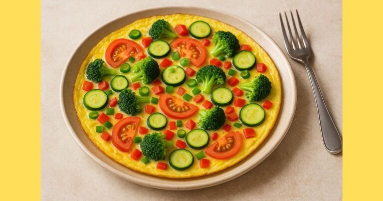 Sebzeli Omlet Tarifi