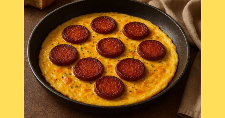 Sucuklu Omlet Tarifi