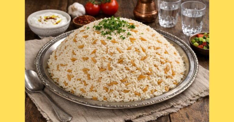 10 Kişilik Pirinç Pilavı Tarifi